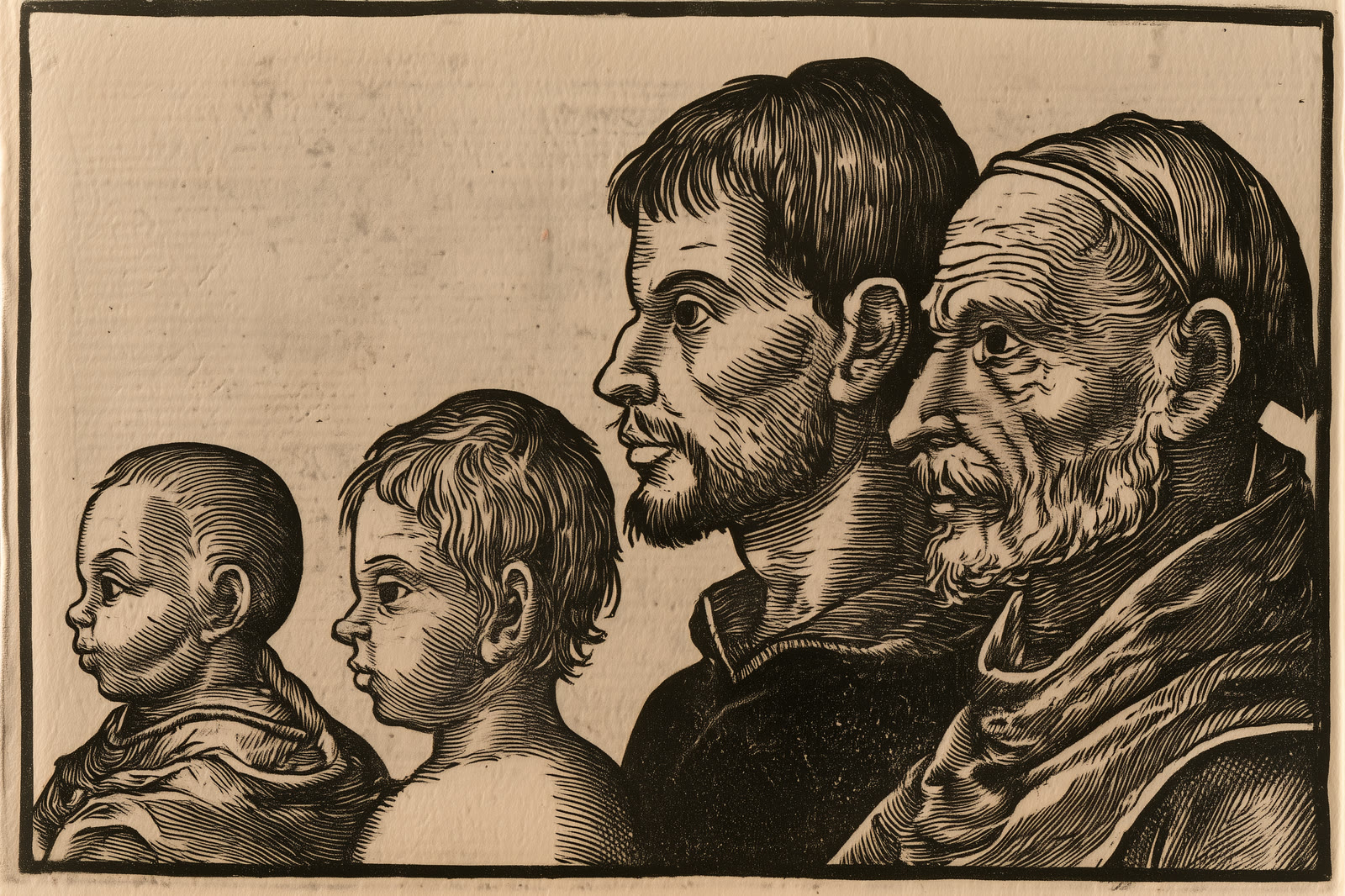 Woodcut for Sonnet II